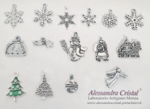 ciondoli natalizi, fiocco di neve, presepe, babbo natale, albero di natale, pupazzo di neve