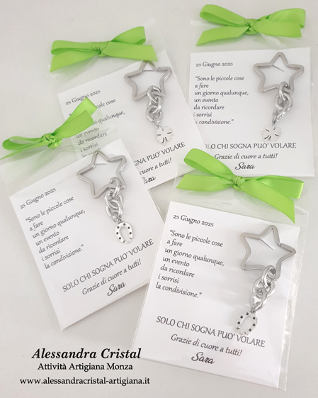regalini portachiavi portafortuna
