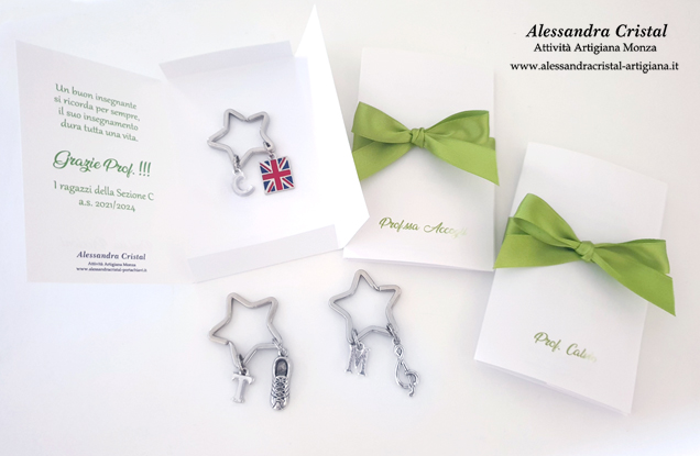 portachiavi per regalo maestre professori